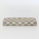LOUIS VUITTON Damier Azur Portefeuille Sarah Long Wallet N61735 LV Auth 156111-5