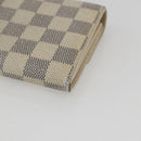 LOUIS VUITTON Damier Azur Portefeuille Sarah Long Wallet N61735 LV Auth 156112-15