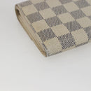 LOUIS VUITTON Damier Azur Portefeuille Sarah Long Wallet N61735 LV Auth 156112-16