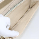 LOUIS VUITTON Damier Azur Portefeuille Sarah Long Wallet N61735 LV Auth 156112-19