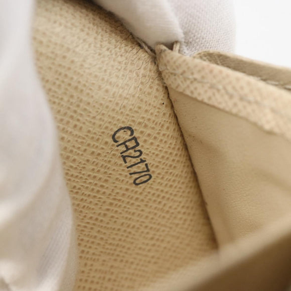 LOUIS VUITTON Damier Azur Portefeuille Sarah Long Wallet N61735 LV Auth 156112