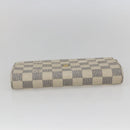 LOUIS VUITTON Damier Azur Portefeuille Sarah Long Wallet N61735 LV Auth 156112-5