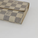 LOUIS VUITTON Damier Azur Portefeuille Sarah Long Wallet N61735 LV Auth 156112-7