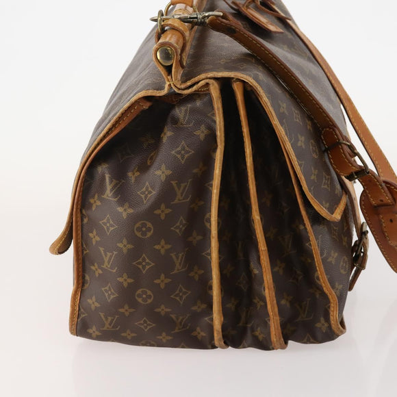 LOUIS VUITTON Monogram Sac Kleber Reistas M58122 LV Auth 156115