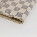 LOUIS VUITTON Damier Azur Agenda PM Day Planner Cover R20706 LV Auth 156116V-15