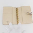 LOUIS VUITTON Damier Azur Agenda PM Day Planner Cover R20706 LV Auth 156116V-8