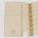 LOUIS VUITTON Damier Azur Agenda PM Day Planner Cover R20706 LV Auth 156116V-18