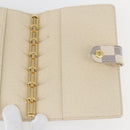 LOUIS VUITTON Damier Azur Agenda PM Day Planner Cover R20706 LV Auth 156116V-19
