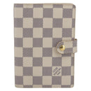 LOUIS VUITTON Damier Azur Agenda PM Day Planner Cover R20706 LV Auth 156116A-13