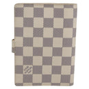LOUIS VUITTON Damier Azur Agenda PM Day Planner Cover R20706 LV Auth 156116V-2