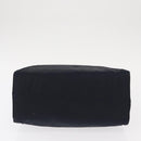 PRADA Hand Bag Nylon Navy Gold Auth 156119-9
