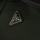 PRADA Backpack Nylon Khaki Silver Auth 156120-19