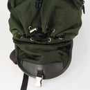 PRADA Backpack Nylon Khaki Silver Auth 156120-21