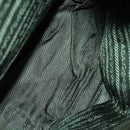 PRADA Backpack Nylon Khaki Silver Auth 156120-11