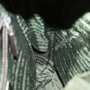 PRADA Backpack Nylon Khaki Silver Auth 156120-24