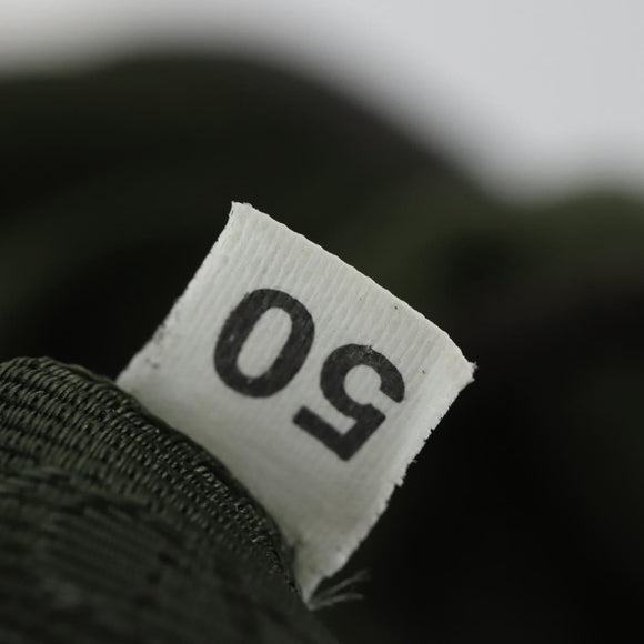 PRADA Backpack Nylon Khaki Silver Auth 156120