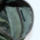 PRADA Backpack Nylon Khaki Silver Auth 156120-29