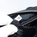 PRADA Shoulder Bag Nylon Black Silver Auth 156121-10