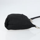 PRADA Shoulder Bag Nylon Black Silver Auth 156121-3