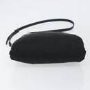 PRADA Shoulder Bag Nylon Black Silver Auth 156121-5