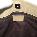 GUCCI GG Canvas Shoulder Bag Beige Gold 91762 Auth 156122-17