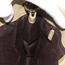 GUCCI GG Canvas Shoulder Bag Beige Gold 91762 Auth 156122-20