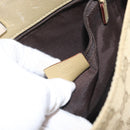 GUCCI GG Canvas Shoulder Bag Beige Gold 91762 Auth 156122-23