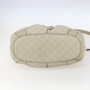 GUCCI GG Canvas Guccissima Hand Bag Leather 2way Beige Gold 247902 Auth 156123-11