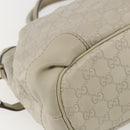 GUCCI GG Canvas Guccissima Hand Bag Leather 2way Beige Gold 247902 Auth 156123-15