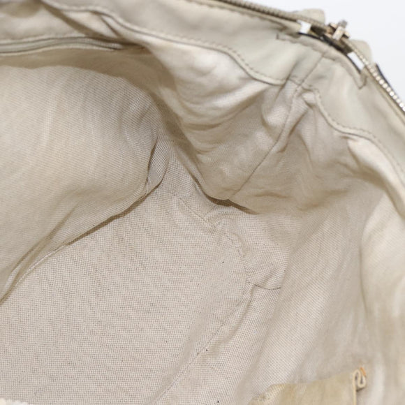 GUCCI GG Canvas Guccissima Hand Bag Leather 2way Beige Gold 247902 Auth 156123