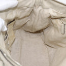 GUCCI GG Canvas Guccissima Hand Bag Leather 2way Beige Gold 247902 Auth 156123-22