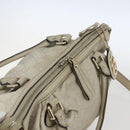 GUCCI GG Canvas Guccissima Hand Bag Leather 2way Beige Gold 247902 Auth 156123-6