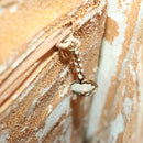 GUCCI Shoulder Bag Leather Brown Gold Auth 156124-18