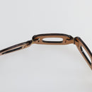 GUCCI Shoulder Bag Leather Brown Gold Auth 156124-8