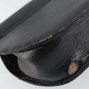 CELINE Shoulder Bag Leather Black Gold Auth 156127-16