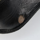 CELINE Shoulder Bag Leather Black Gold Auth 156127-10