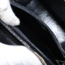 CELINE Shoulder Bag Leather Black Gold Auth 156127-21