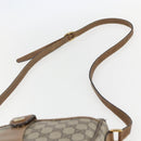 GUCCI GG Supreme Web Sherry Line Bag PVC Beige Gold 89 02 032 Auth 156128-14