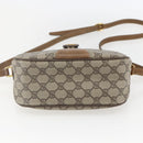 GUCCI GG Supreme Web Sherry Line Bag PVC Beige Gold 89 02 032 Auth 156128-5