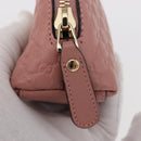 GUCCI Micro GG Supreme Pouch Leather outlet Pink Gold 449893 Auth 156138V-8