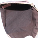 GUCCI Micro GG Supreme Pouch Leather outlet Pink Gold 449893 Auth 156138A-10