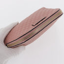GUCCI Micro GG Supreme Pouch Leather outlet Pink Gold 449893 Auth 156138V-5