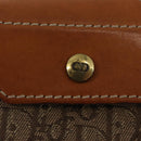 Christian Dior Trotter Canvas Cigarette Case Beige Gold Auth 156140-9