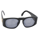 CHANEL Sunglasses plastic Black CC Auth 156144-1