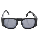 CHANEL Sunglasses plastic Black CC Auth 156144-2