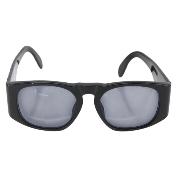 CHANEL Sunglasses plastic Black CC Auth 156144