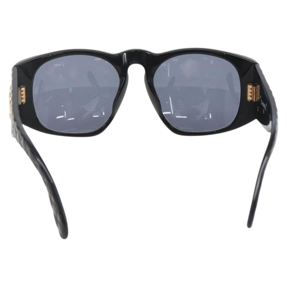 CHANEL Sunglasses plastic Black CC Auth 156144