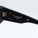CHANEL Sunglasses plastic Black CC Auth 156144-9