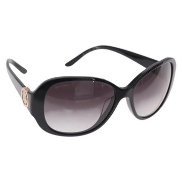 BVLGARI Sunglasses plastic Black Auth 156146