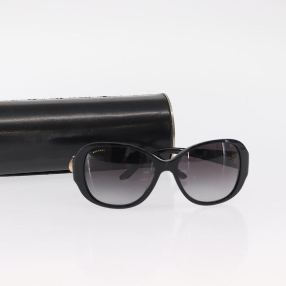 BVLGARI Sunglasses plastic Black Auth 156146